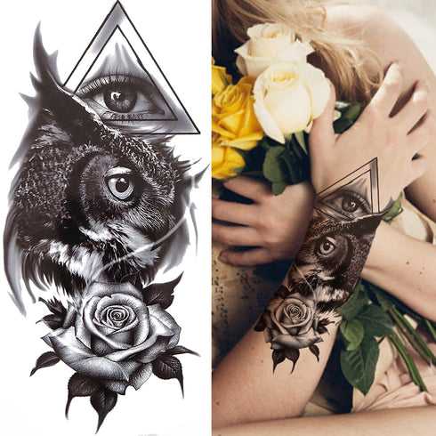 Tatouage Loup Géométrique